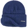 Short Cuffed Northport Wool Beanie in Blue - Stetson Reference: 2146 | Traclet Hat Shop