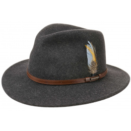 Traveller Hat Vitafelt Newberg Black Heather - Stetson