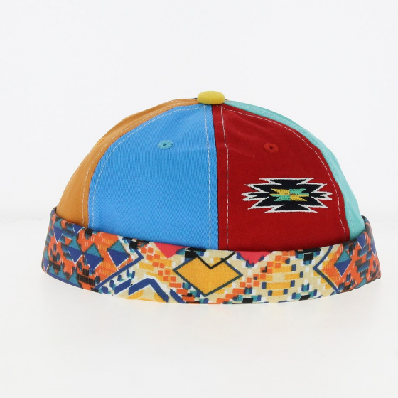 Bonnet Docker Coton Patchwork - Traclet