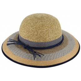 Capeline Michela Paille Papier Beige - Traclet