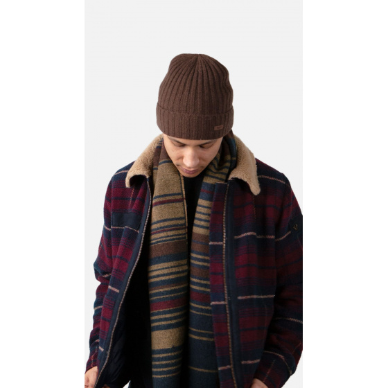 Haakon Turnup Wool Beanie Brown - Barts