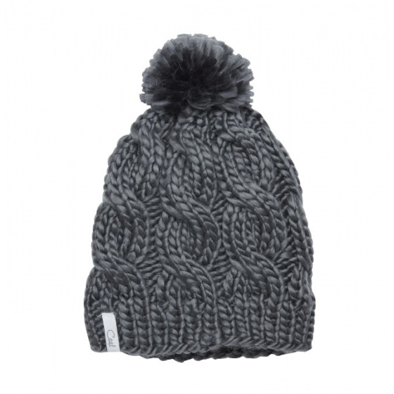 The Rosa Gray Beanie - Coal