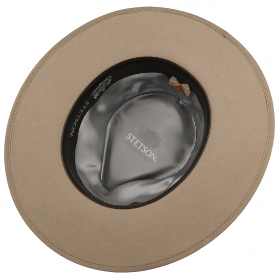 Chapeau Fedora Outdoor Feutre Poil Beige - Stetson Chapeau Fedora Outdoor Feutre Poil Beige - Stetson