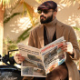 Flat Cap Patchwork Brick Wool - Flechet