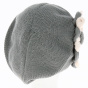 Irma grey cotton beret - BeBeret