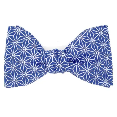 Japanese Navy Blue Bow Tie Saki - Le Coq En Pap