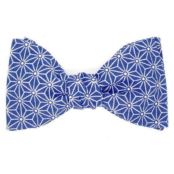 Japanese Navy Blue Bow Tie Saki - Le Coq En Pap
