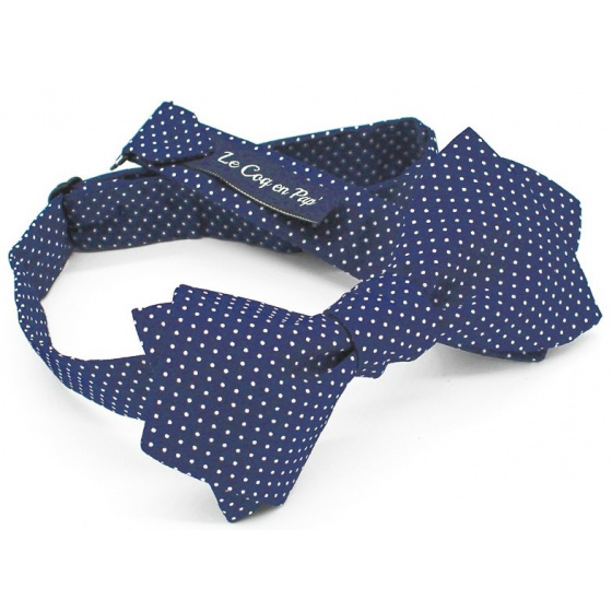 Nœud Papillon Bleu Nuit A Pois - Le Coq En Pap Nœud Papillon Bleu Nuit A Pois - Le Coq En Pap