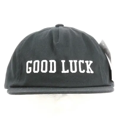 Snapback Cap Good luck Cotton Black - Huf