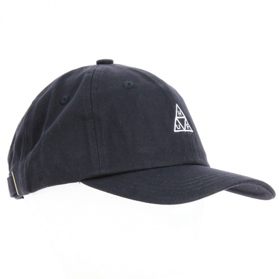 Triangle Logo Snapback Cap Black - Huf