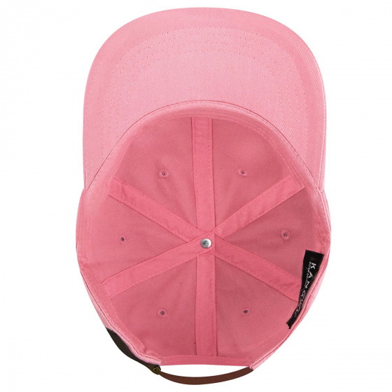 Washed Baseball Cap Cotton Pink - Kangol