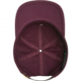 Washed Baseball Cap Cotton Bordeaux - Kangol