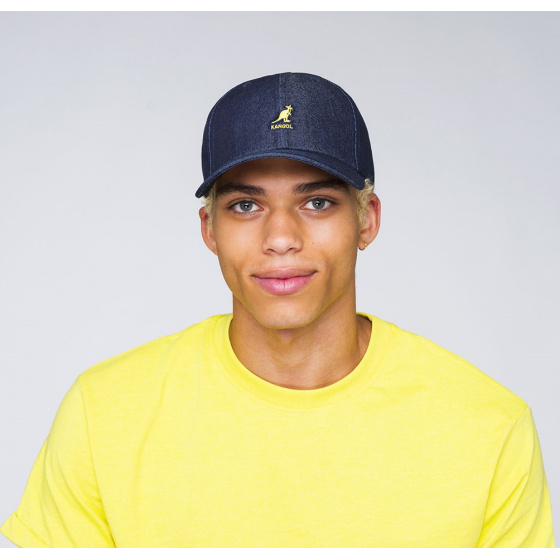 Casquette Baseball Denim Bleu - Kangol Casquette Baseball Denim Bleu - Kangol