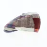 Linen and Cotton Patchwork Cap - MTM Reference: 15528 | Chapellerie Traclet