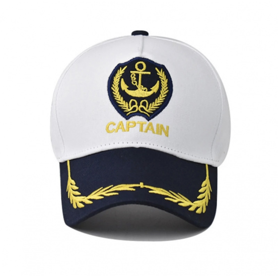 Baseball Cap Captain Cotton White - Traclet