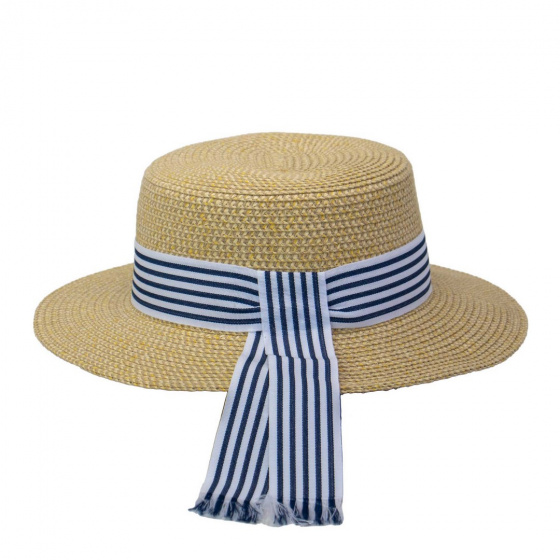 Venezia Polyester straw hat UPF 50+- Traclet