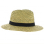 Traveller Gardener Straw Hat Black Ribbon - Traclet