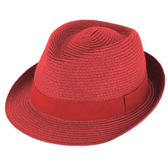 copy of Camel Paper Straw Trilby Hat - Traclet