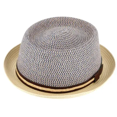 Pork Pie Pilou Straw Paper Hat - Traclet