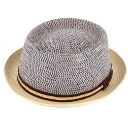 Pork Pie Pilou Straw Paper Hat - Traclet