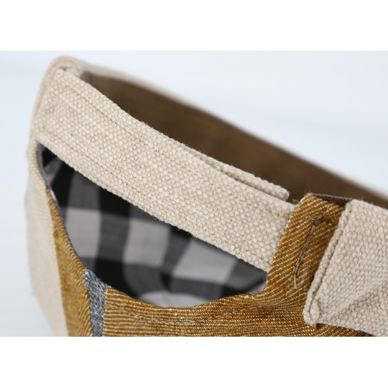 Cotton & Linen Patchwork Docker Cap - Traclet