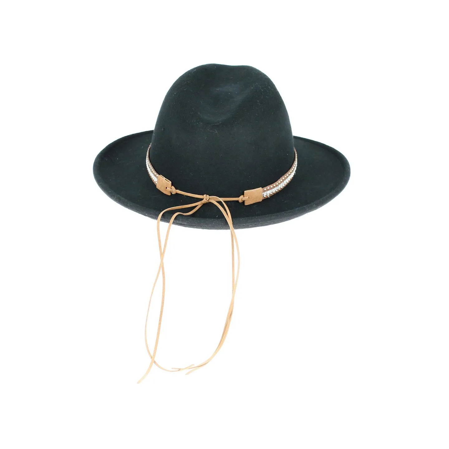 Chapeau Fedora Feutre Laine Noir Imperméable - Traclet