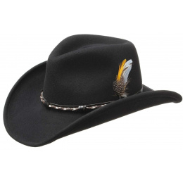 Amasa Western Hat Black - Stetson