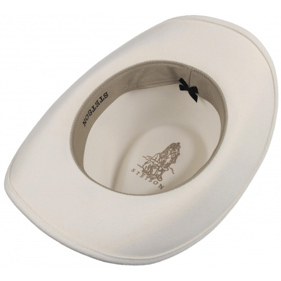 White AMASA Vitafelt Hat - Madonna - Stetson White AMASA Vitafelt Hat - Madonna - Stetson