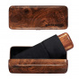 Black Mini Umbrella with Wood Effect - Pierre Cardin
