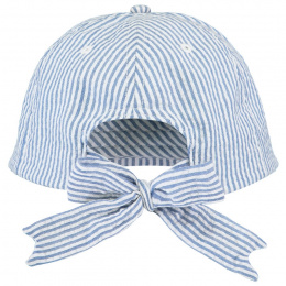 Casquette Flamingo Enfant Rayures Coton- Barts