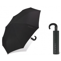 Parapluie Pliant Poignée Courbe Noir - Esprit