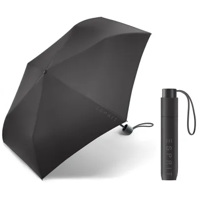 Parapluie Mini Slim Noir - Esprit - Boutique Traclet Reference : 17763| Chapellerie Traclet