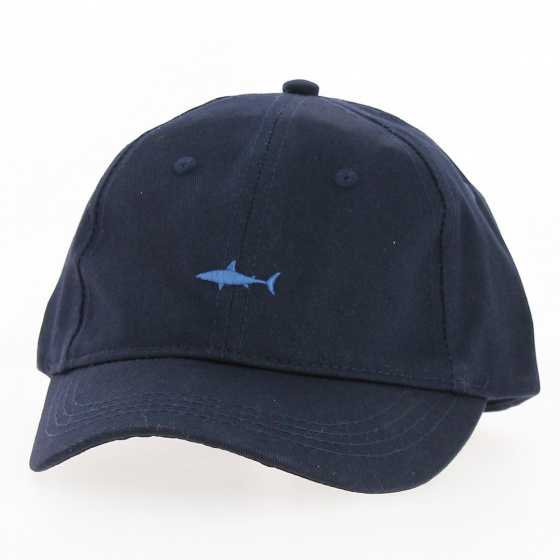 Baseball Cap Palmy Shark Navy Child Cotton - Barts