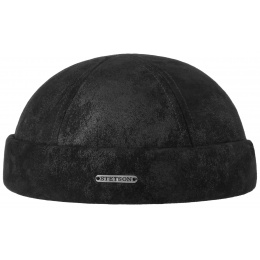 Docker Leather Hat Black - Stetson