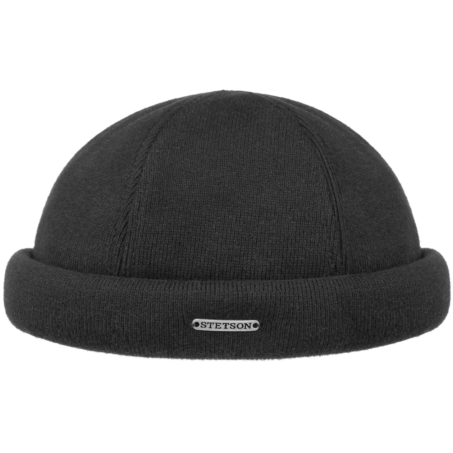 Bonnet Docker Liner Coton Noir - Stetson