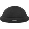 Bonnet Docker Liner Coton Noir - Stetson