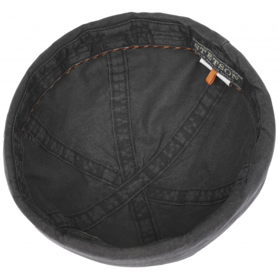 Black Organic Cotton Washed Docker Beanie - Stetson Black Organic Cotton Washed Docker Beanie - Stetson