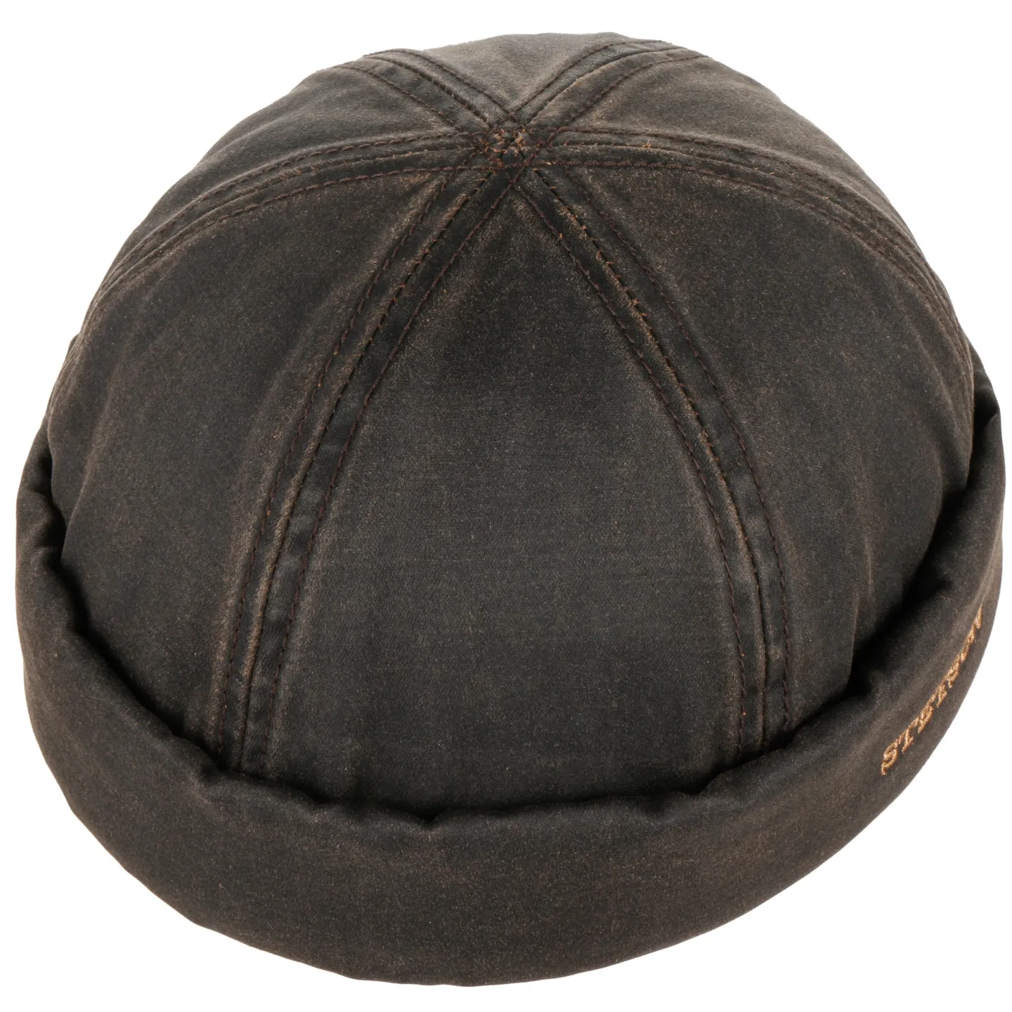 Quimper Docker Beanie Brown Cotton - Stetson Reference: 7609 | Traclet Hat Shop