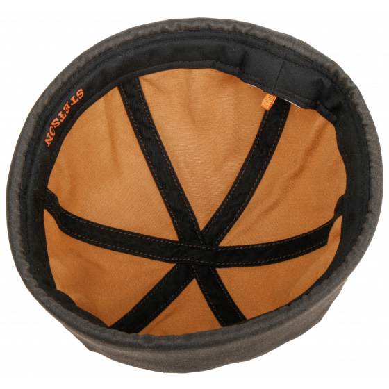 Quimper Docker Beanie Brown Cotton - Stetson