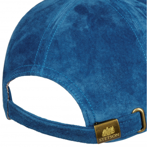 Blue Leather Louisville Baseball Cap - Stetson