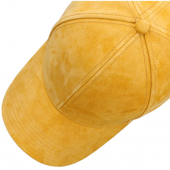 Casquette Baseball Louisville Cuir Jaune - Stetson