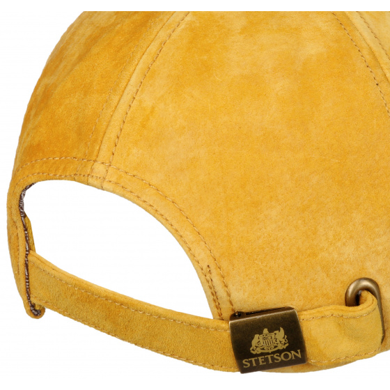 Yellow Leather Louisville Baseball Cap - Stetson