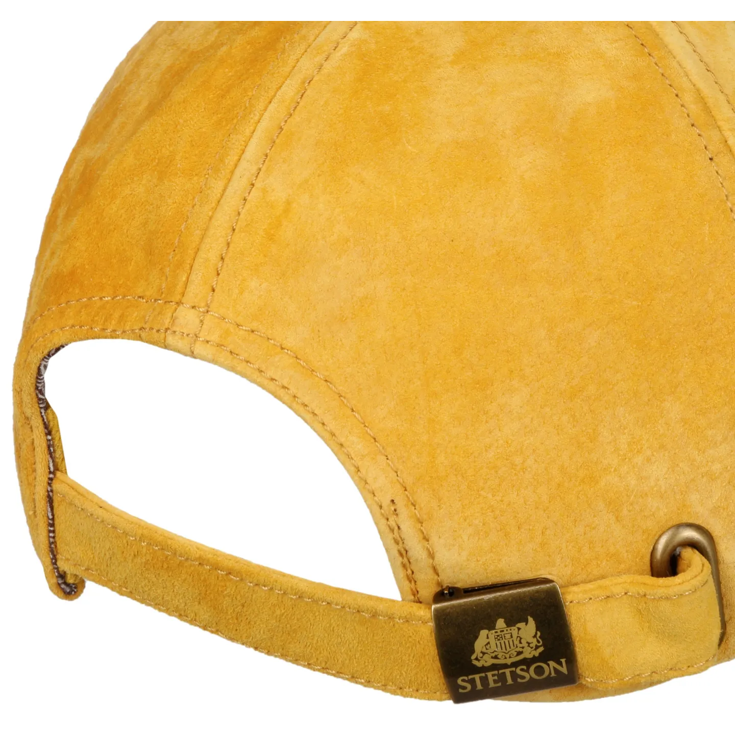 Yellow Leather Louisville Baseball Cap - Stetson Reference 17212