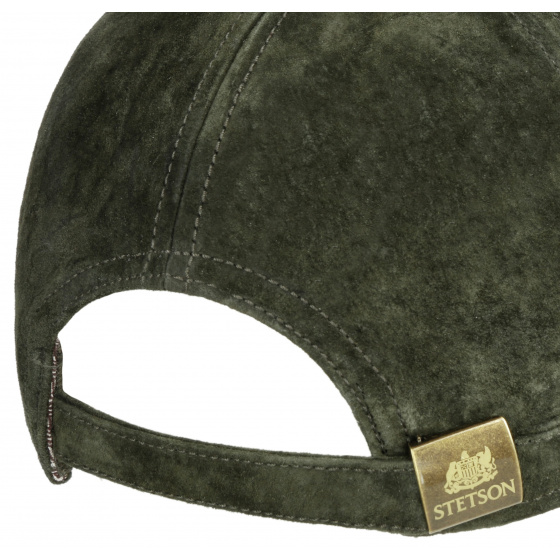 Casquette Baseball Louisville Cuir Olive - Stetson Casquette Baseball Louisville Cuir Olive - Stetson