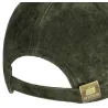 Louisville Leather Baseball Cap in Olive - Stetson ref 17186