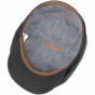 Stetson Brooklin Casper Wool/Cashmere Cap in Anthracite