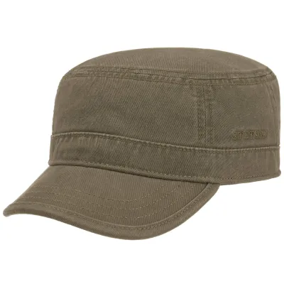Casquette Militaire Gosper Coton kaki - Stetson