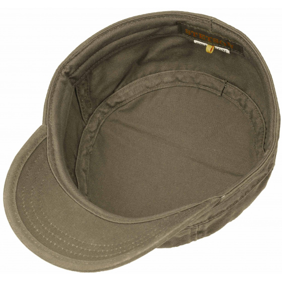 Gosper Military Cap Cotton khaki UPF 40+ - Stetson
