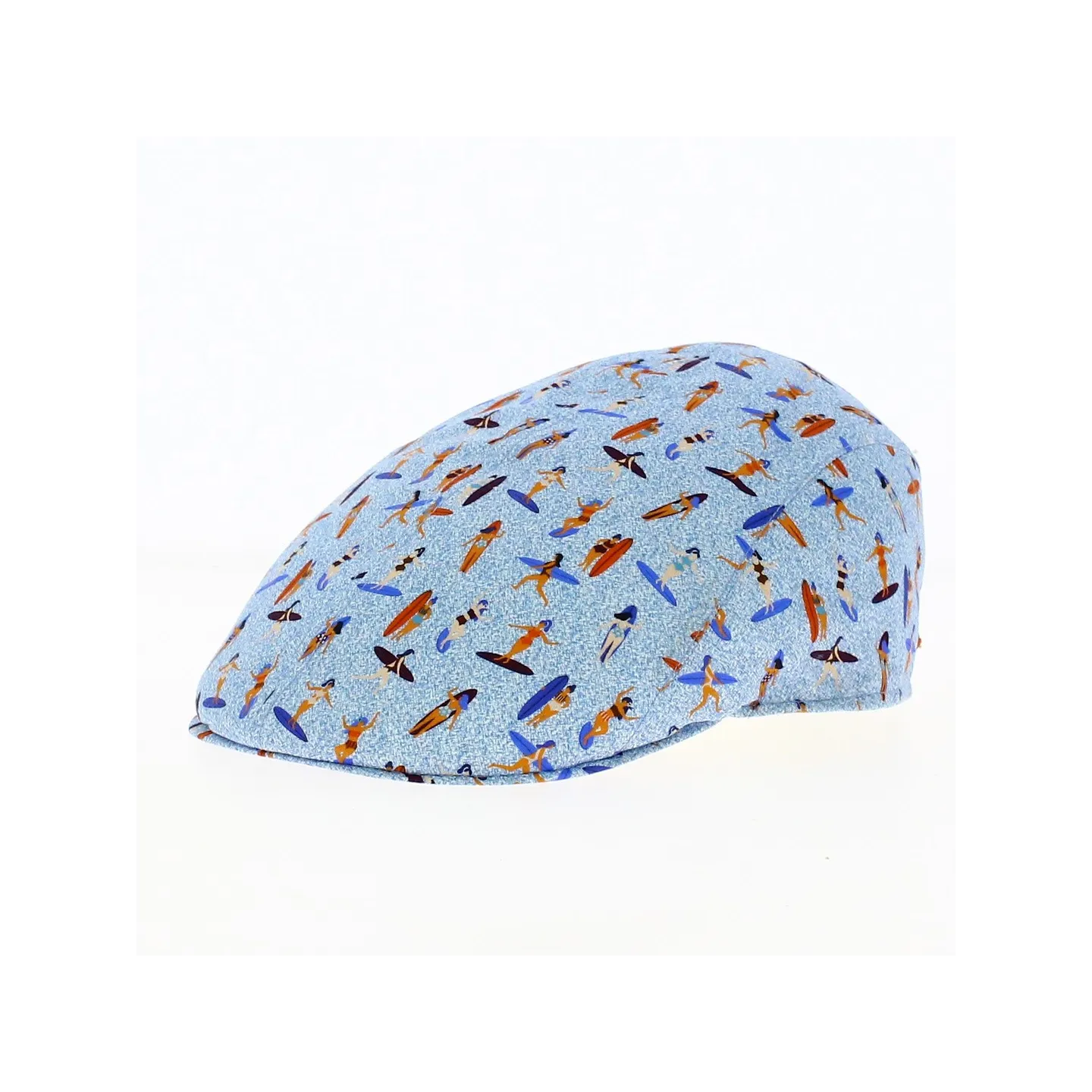 Casquette Plate Coton Surf Bleu Enfant - Traclet