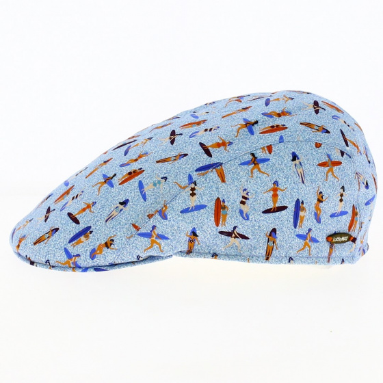 Flat Cap Cotton Surf Blue - Traclet